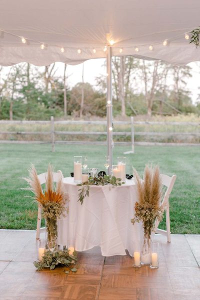 Ruby Wedding Package table setup Lytle Photography Diamond Package Wedding Setup