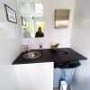 Deluxe Portable Restroom interior- A to Z party rental