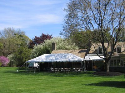 Hazel 20 x 40 tent with a marquee