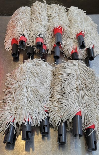 red tipped polishing brushes for GP8 Stemshine Drying and Glass Polishing Machine