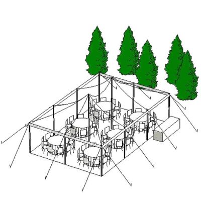 Juniper Wedding Package CAD layout