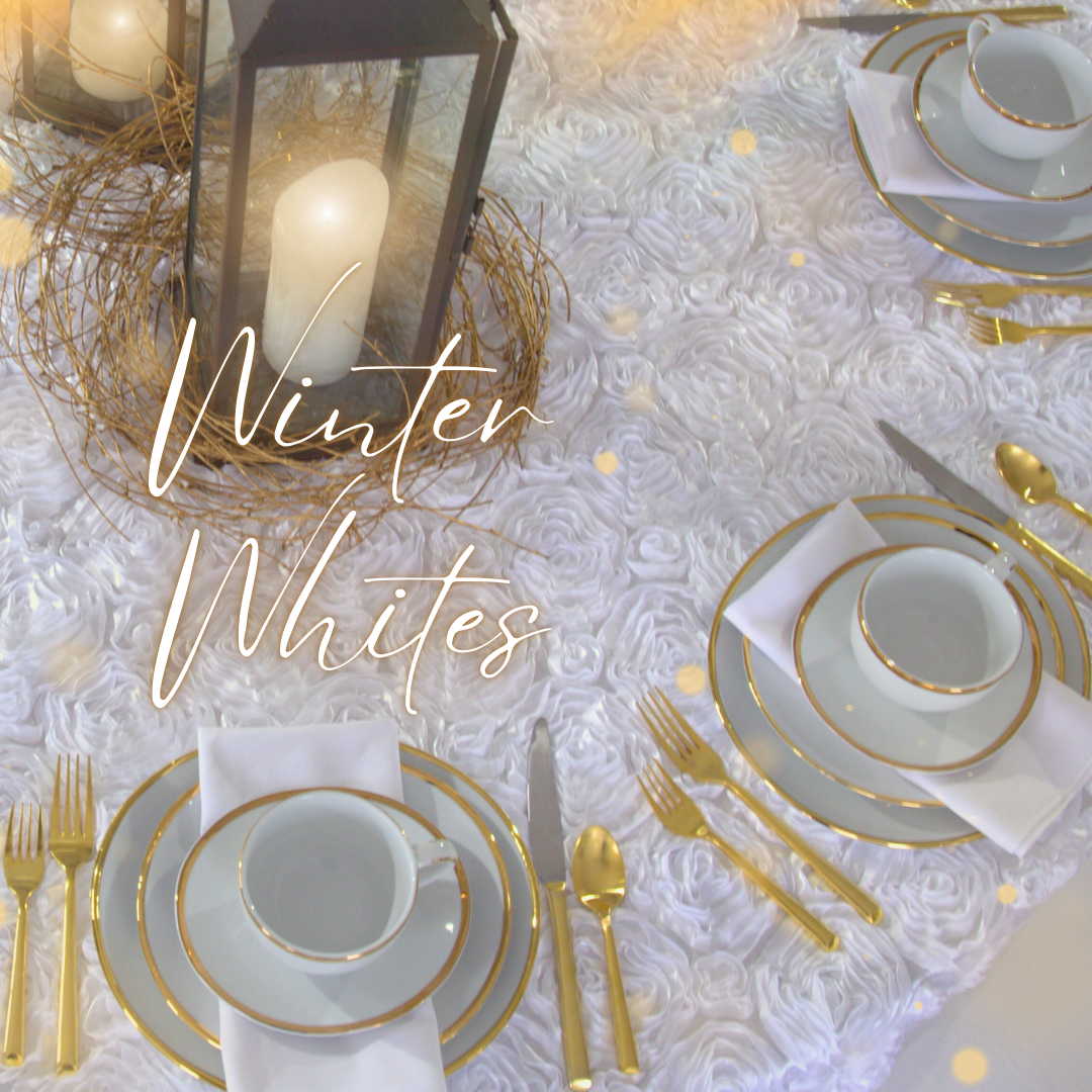 Emerald wedding package table setting