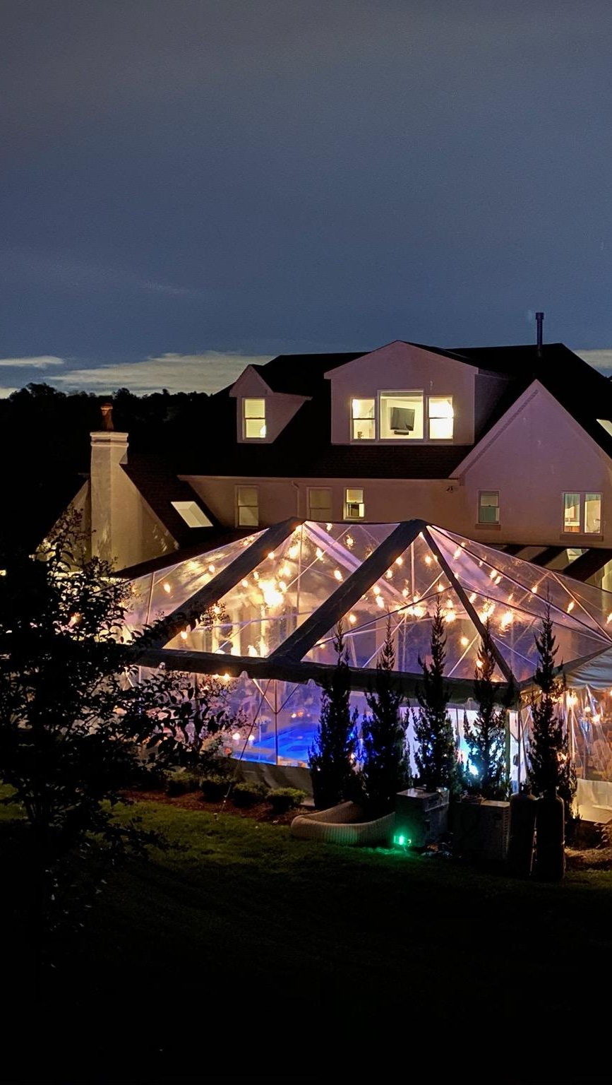 Emerald wedding package table setting